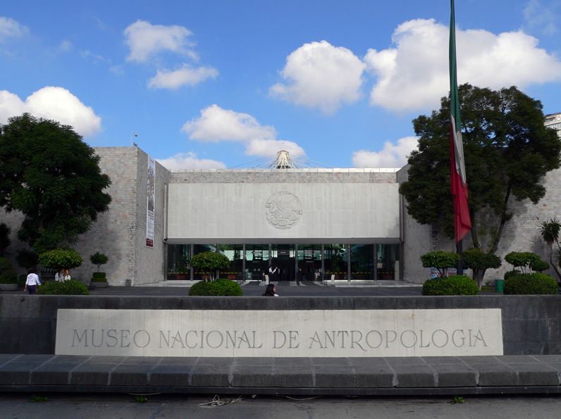 Exterior of the National Museum of Anthropology in Mexico City