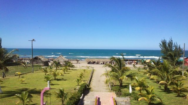 A beautiful landscape of Tecolutla Beach